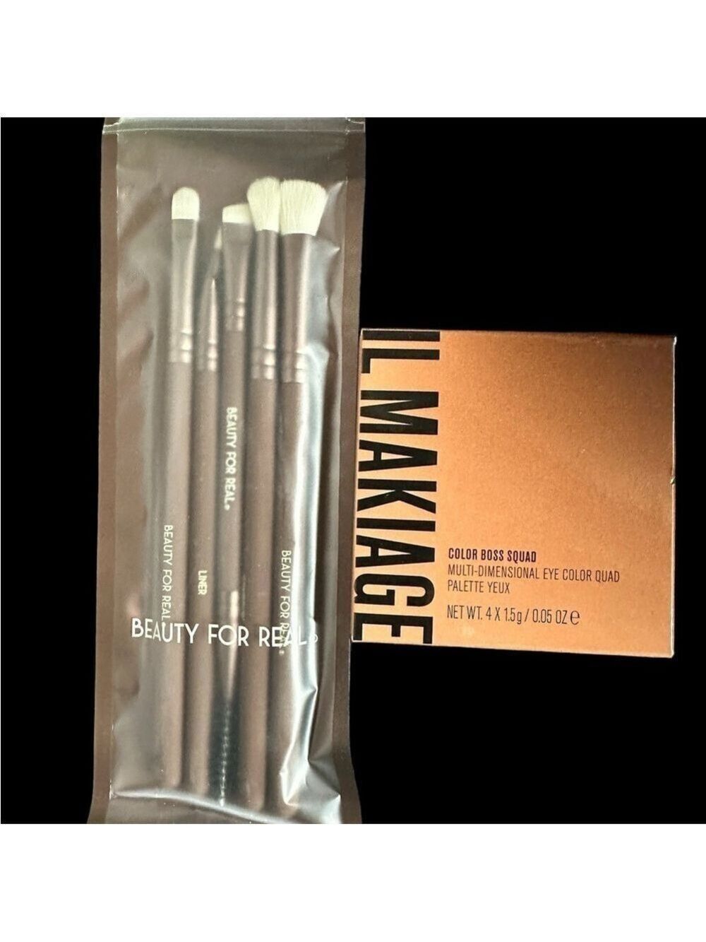 I’ll Makiage COLOR BOSS SQUAD EYESHADOW PALETTE & Brush Set
